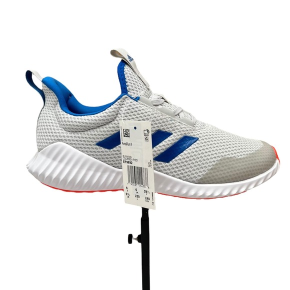 adidas FortaRun Youth Boys-Girls Sneakers Size 6.5 Royal Blue Gray Lightweight - Picture 12 of 13